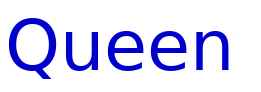 Queen & Country 3D Italic fuente